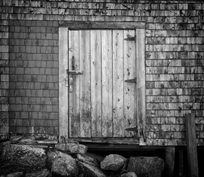 Coastal Hut Door
